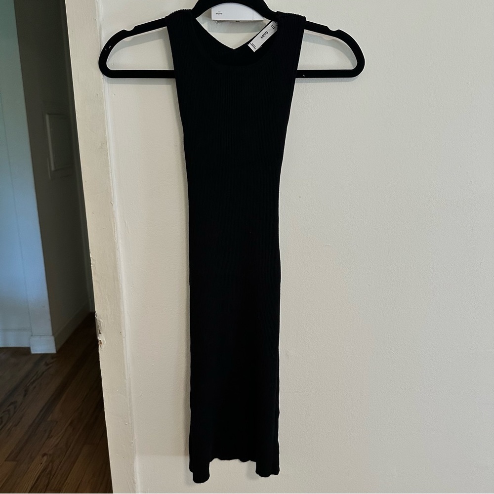 Mango Black Mini Dress